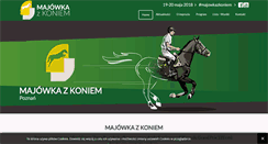 Desktop Screenshot of majowkazkoniem.pl