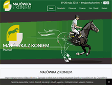 Tablet Screenshot of majowkazkoniem.pl
